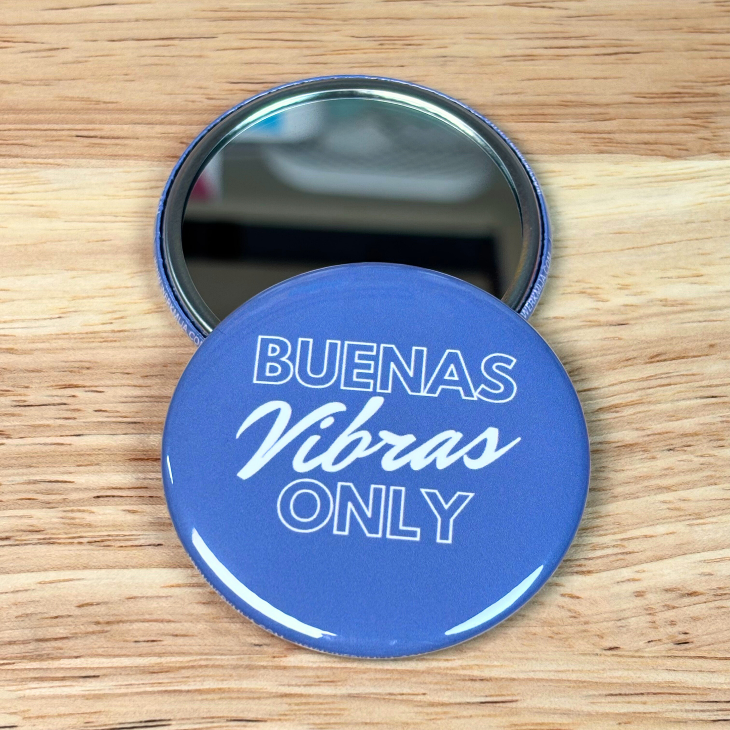 Buenas Vibras Only Pocket Mirror