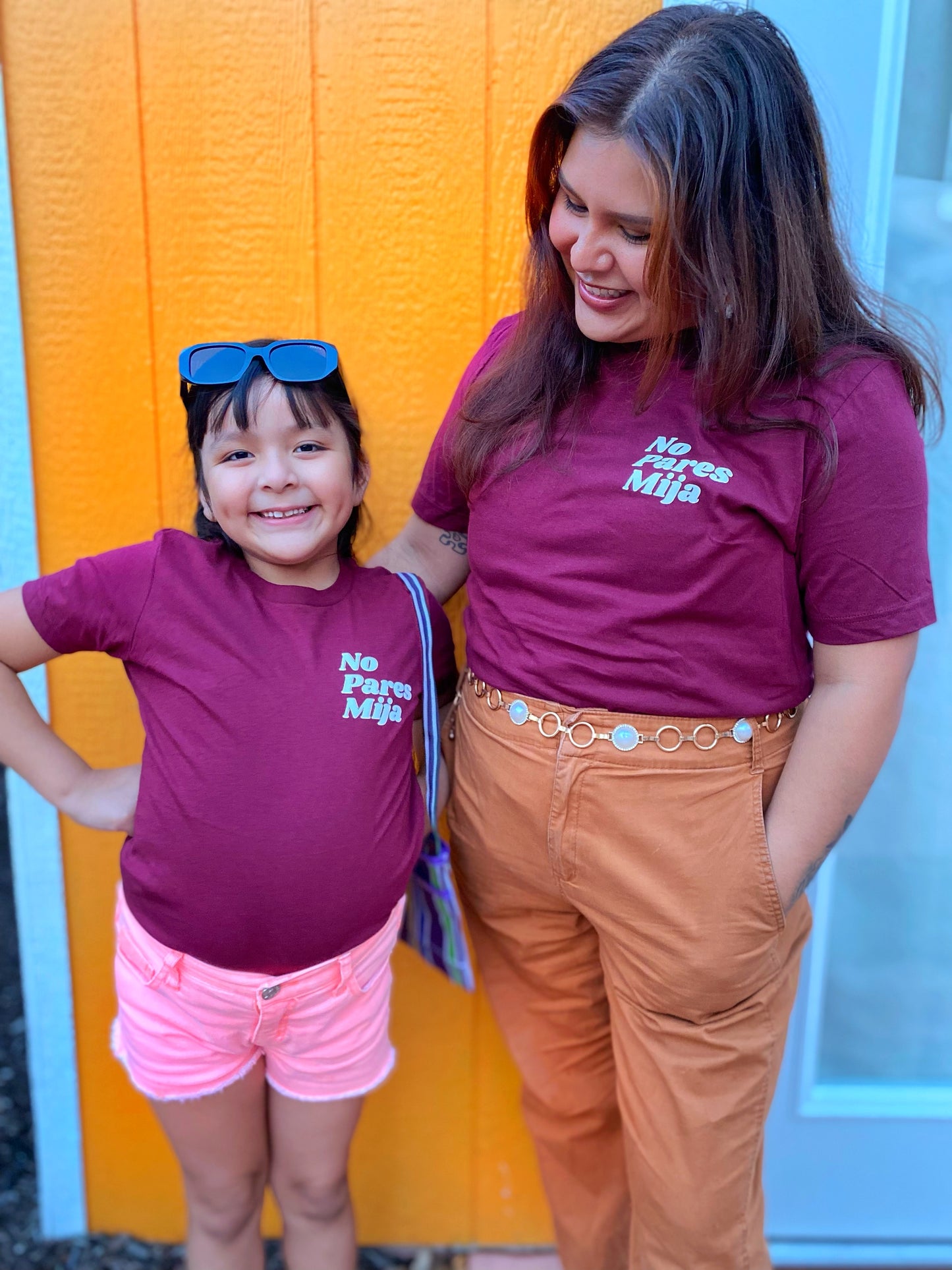 KIDS No Pares Mija T-Shirt (Maroon)