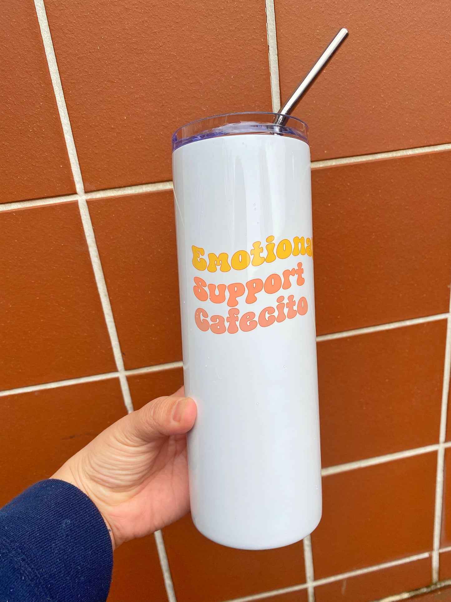 Emotional Support Cafecito Tumbler