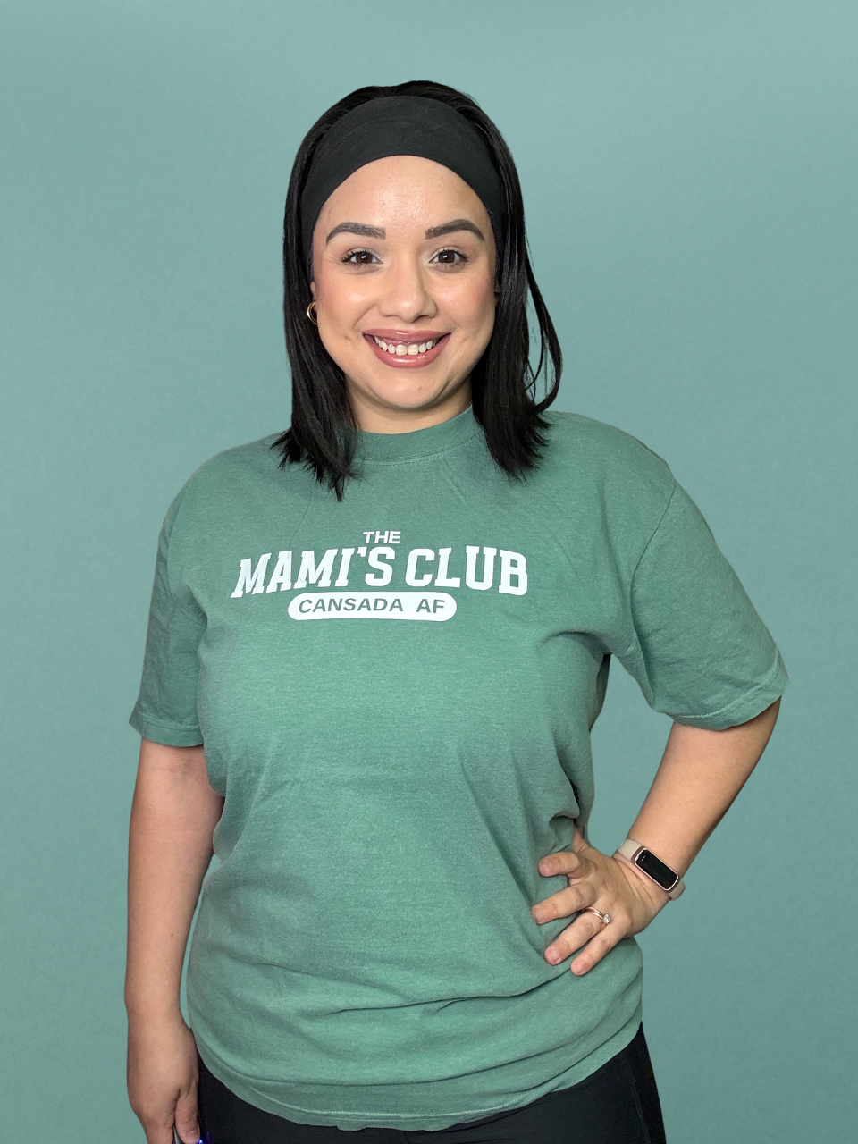 The Mami's Club (Cansada AF) Tshirt- Green