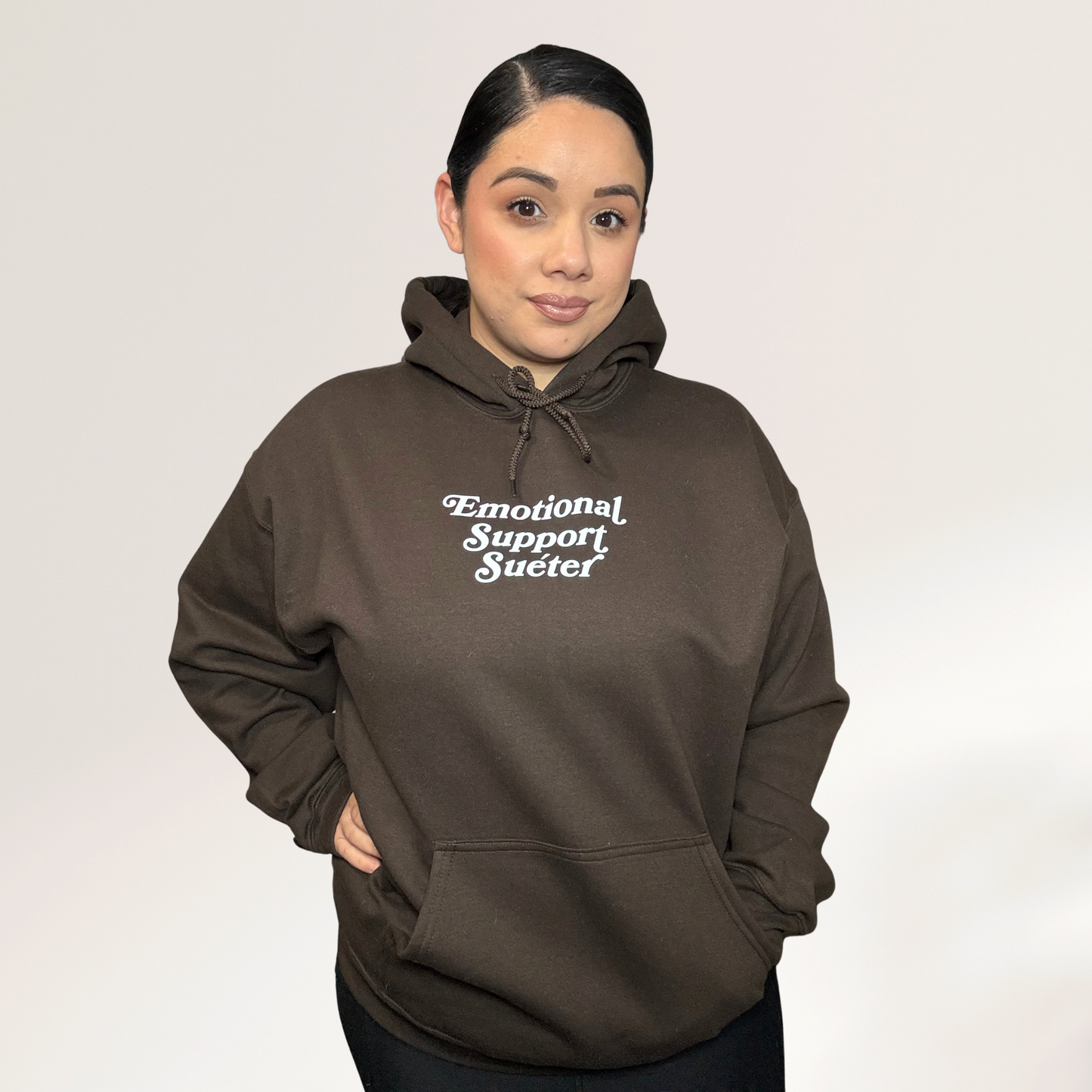 Emotional Support Suéter (Brown)