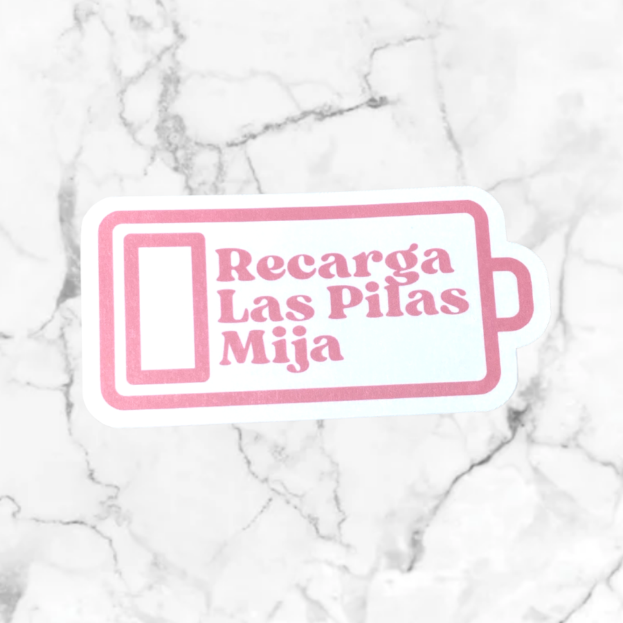 Recarga Las Pilas Mija Sticker