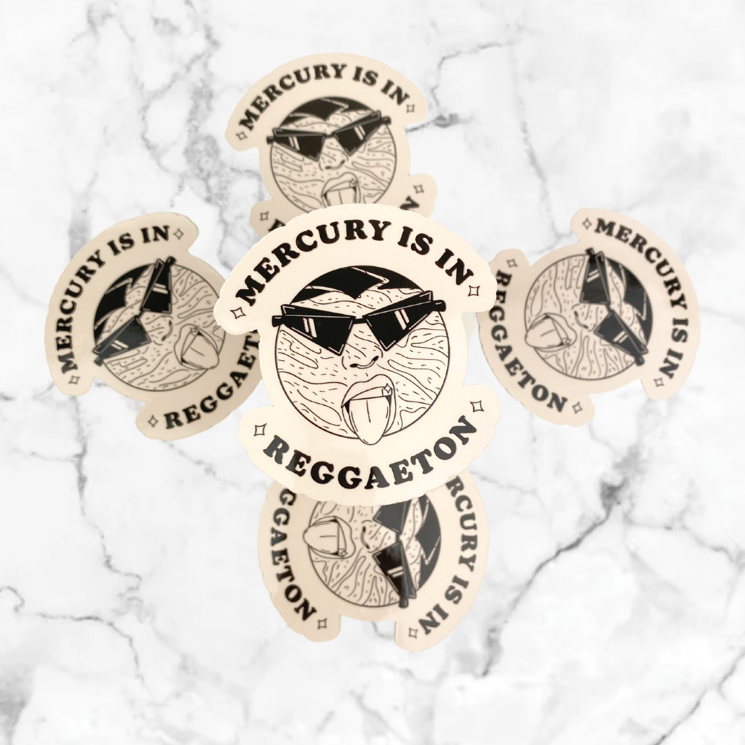 Mercury Is In Reggaeton Sticker