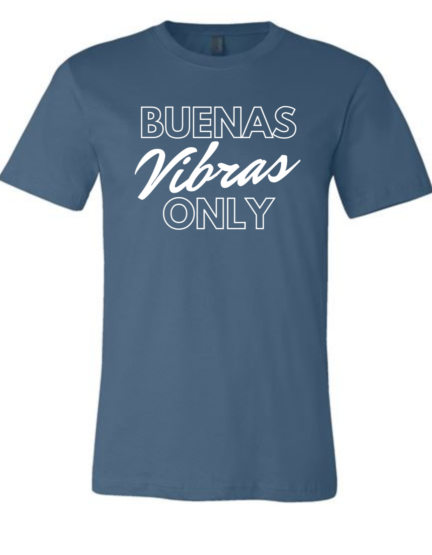 Buenas Vibras Only T-Shirt (Blue)