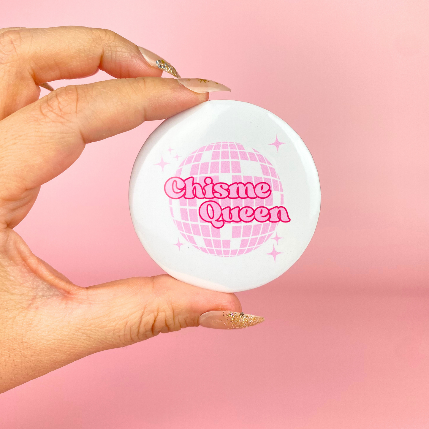 Chisme Queen Pocket Mirror