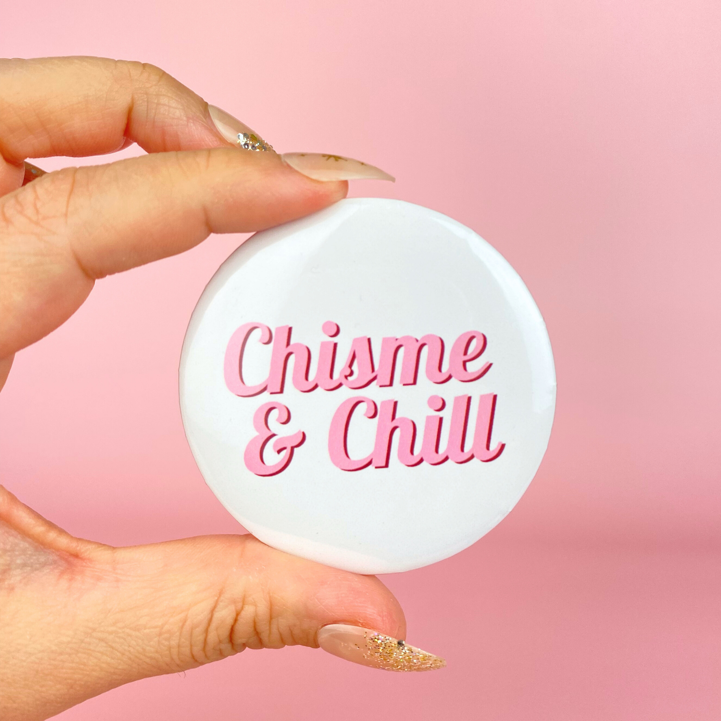 Chisme & Chill Pocket Mirror