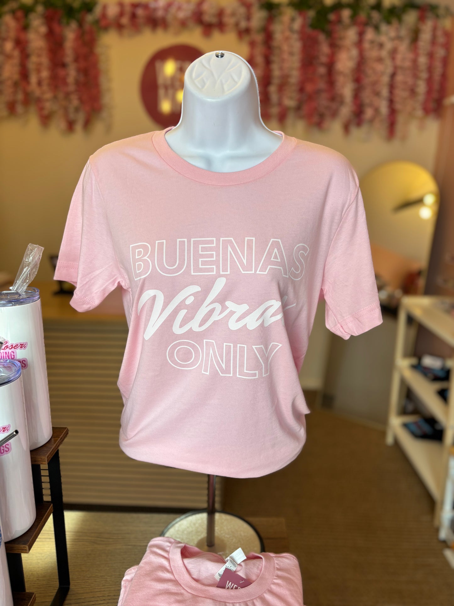 Buenas Vibras Only T-Shirt (Pink)