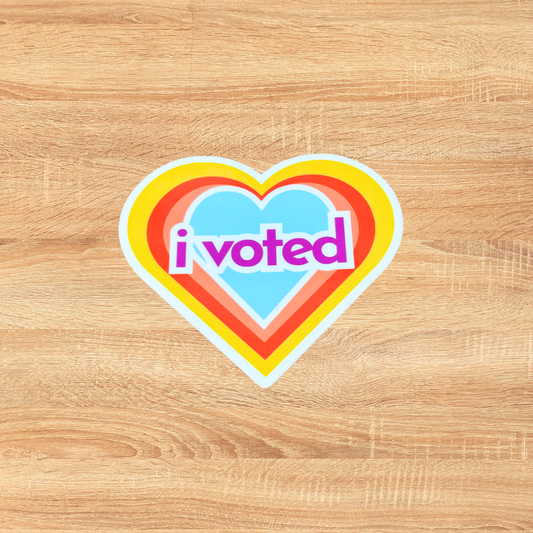 I Voted (For The  Villa) Sticker