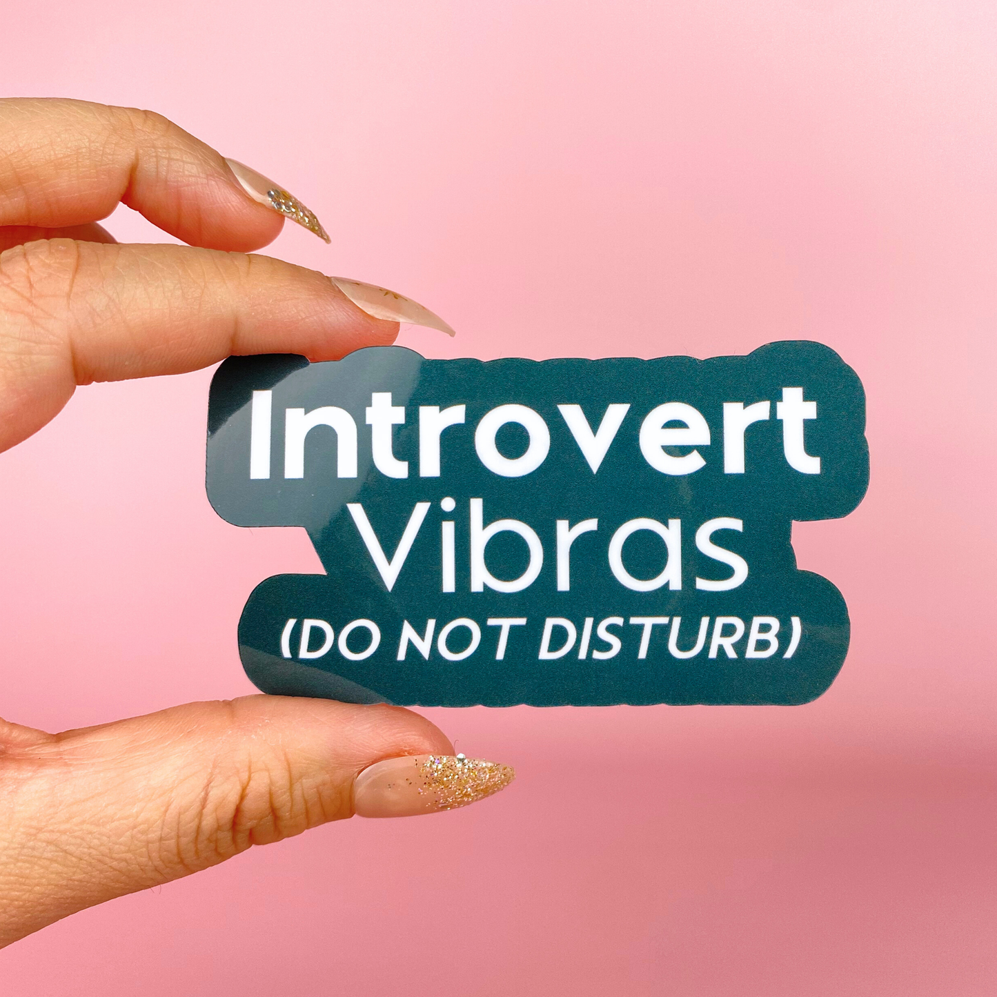 Introvert Vibras Sticker