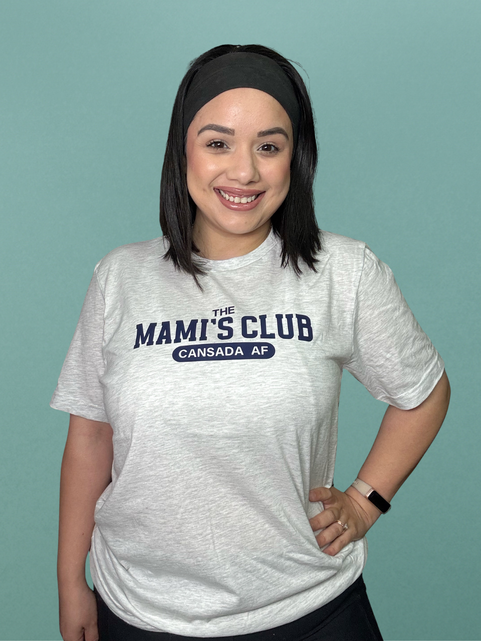 The Mami's Club (Cansada AF) Tshirt- Grey