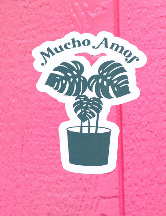Mucho Amor Plantita Sticker