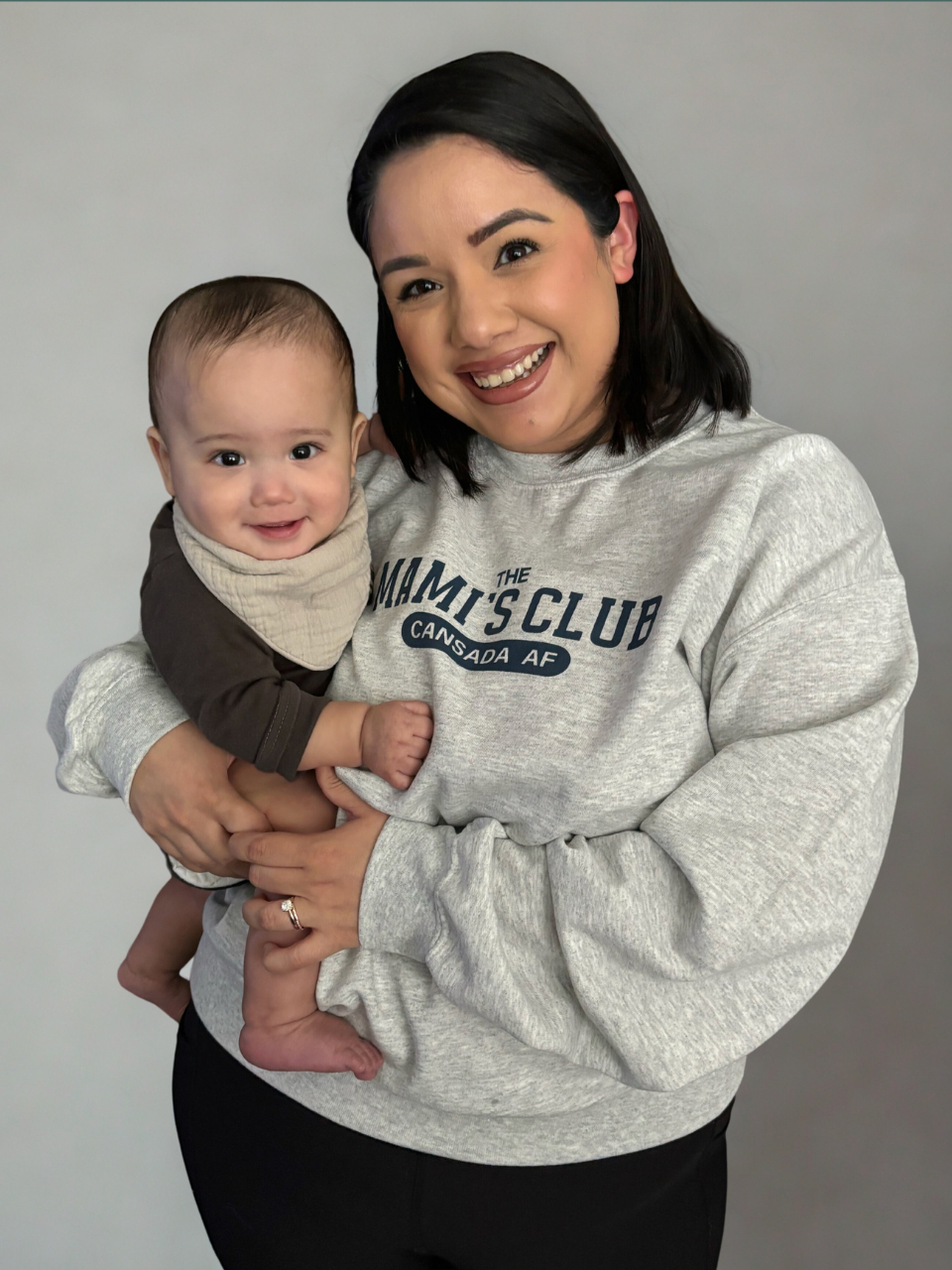 The Mami's Club (Cansada AF) Sweatshirt- Grey