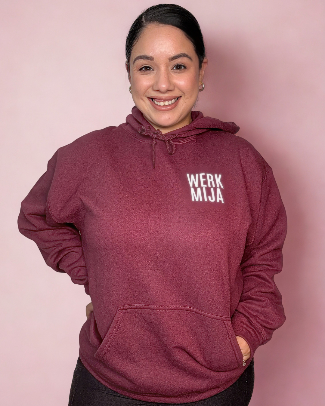 Unapologetically Latina Werk Mija Logo Hoodie