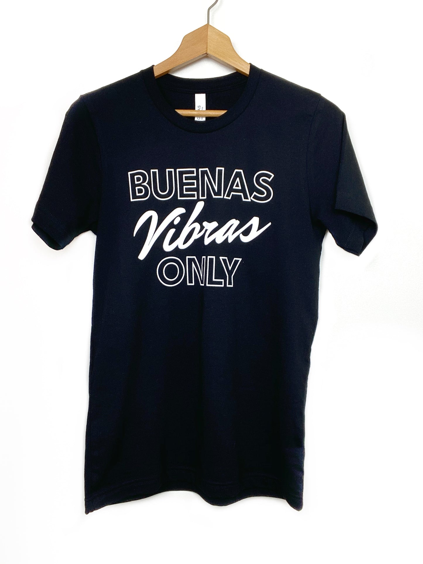 Buenas Vibras Only T-Shirt (Black)
