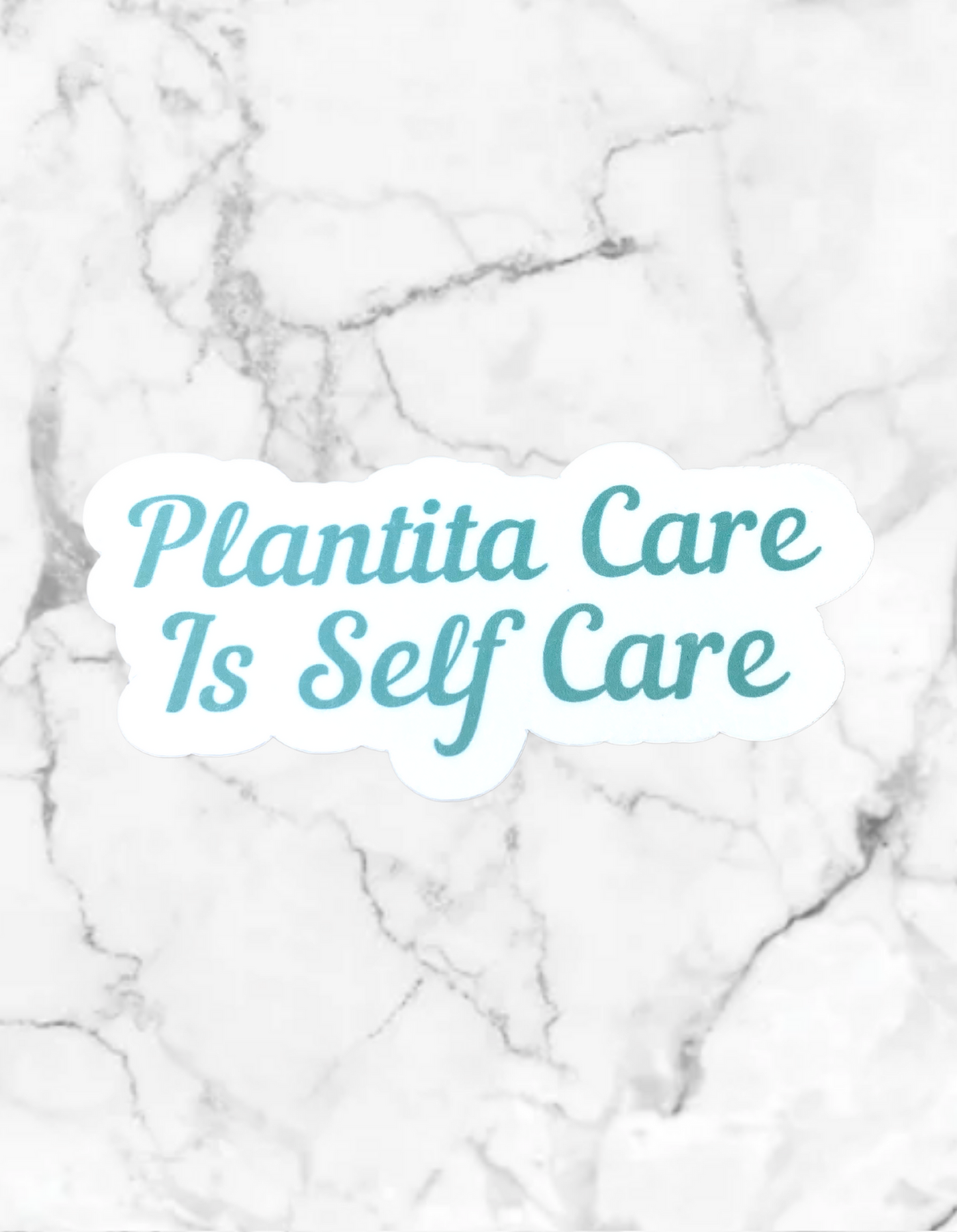 Plantita Care Is Self Care Sticker